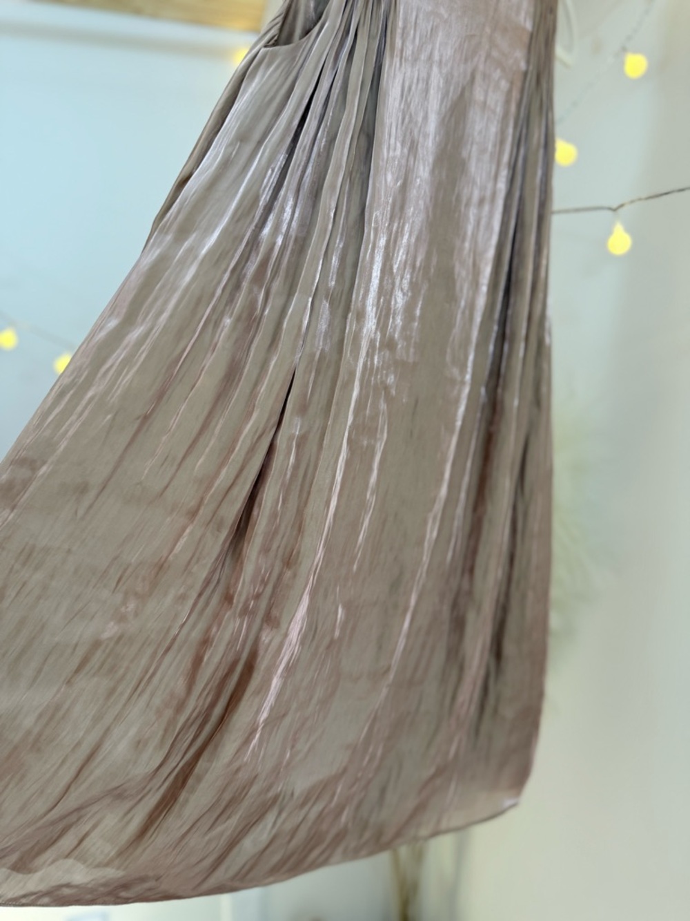 🌾 Quinn Silk Slip Dress in Blush - Stunning - Picture 7 of 12